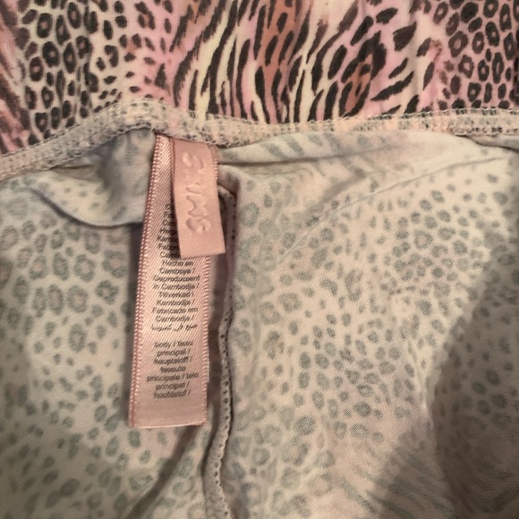 Skimms bloom mini multi animal print pink and black pjs NwOT so soft and medium - Picture 6 of 9